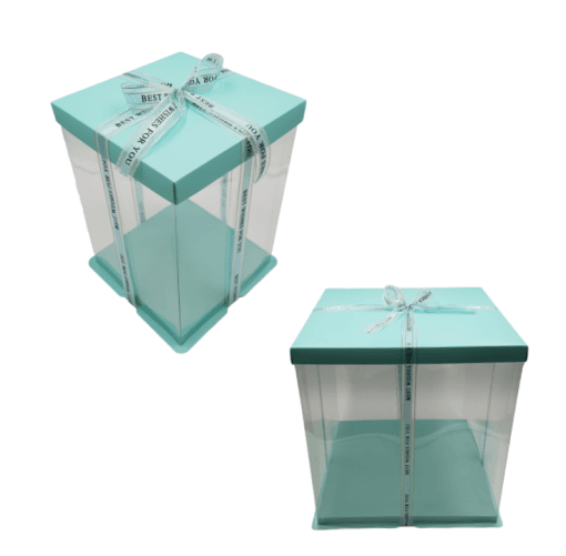 Caja Para Tarta Deluxe Azul - 33,5 X 37 Cm - Imagen 3