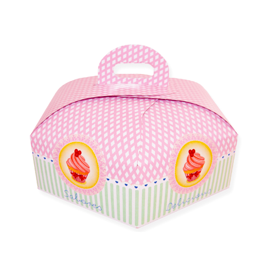 Caja Para Tarta Hexagonal - Imagen 6