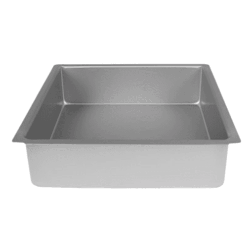 Molde De Aluminio Anodizado Cuadrado Pme - 38,1 Cm / H 10,2 Cm