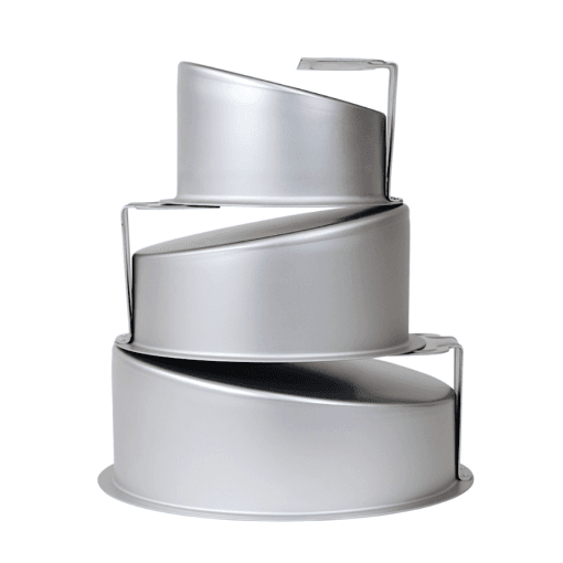Molde Inclinado De Aluminio Anodizado Redondo Pme - Ø 25 Cm / H 10,2 Cm - Imagen 3