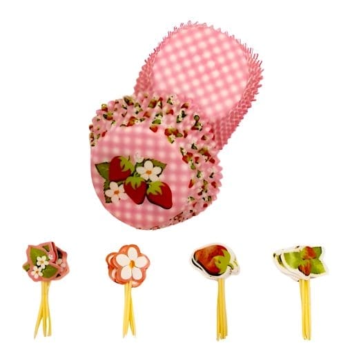 Set Capsulas + Toppers Modecor - Frutas