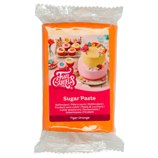 Fondant Funcakes - Naranja "tiger" 250 G