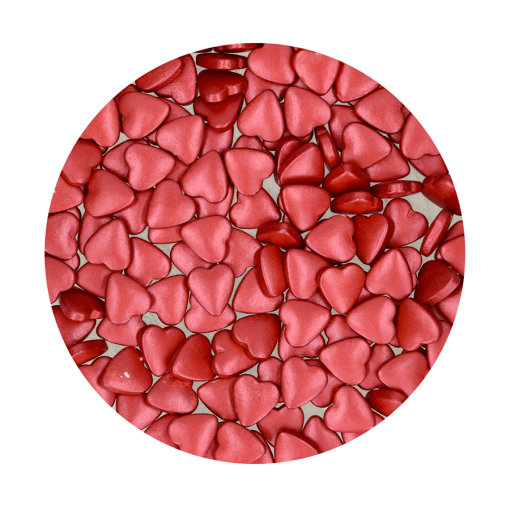 Sprinkles Funcakes - Corazones Burdeos 80 G