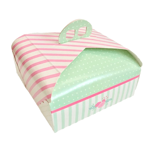Caja Para Tarta Cuadrada Con Asa 33 Cm