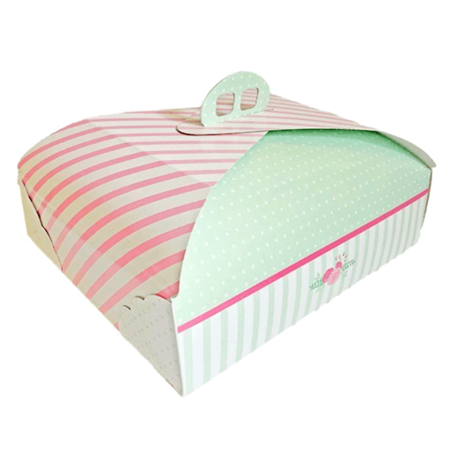 Caja Para Tarta Rectangular Con Asa - 33 X 26 Cm