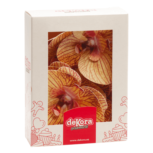 Flores De Oblea Dekora - Orquidea Amarilla - Imagen 2