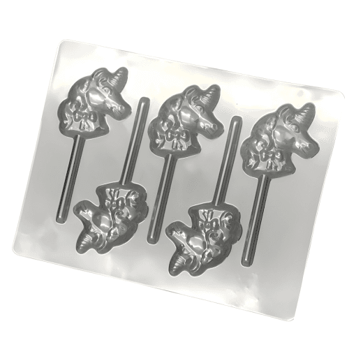 Molde Piruletas De Chocolate - Unicornios