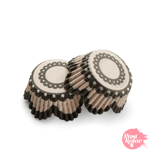 Capsulas Cupcake Estilo Barroco - 50 Unidades