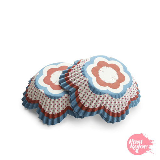 Capsulas Cupcake Flor - 50 Unidades