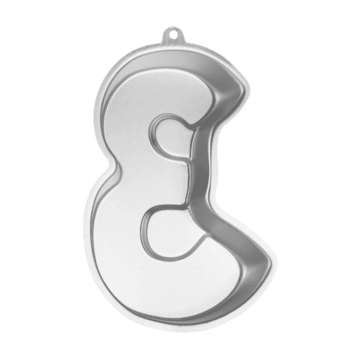Molde De Aluminio Para Tarta - Numero 3 - Imagen 2