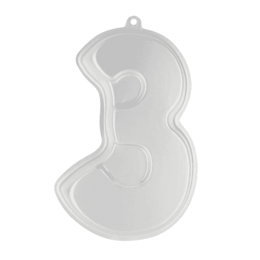 Molde De Aluminio Para Tarta - Numero 3