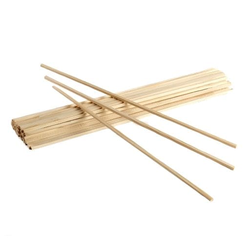 20 Palitos De Madera Para Algodon De Azucar - Imagen 2