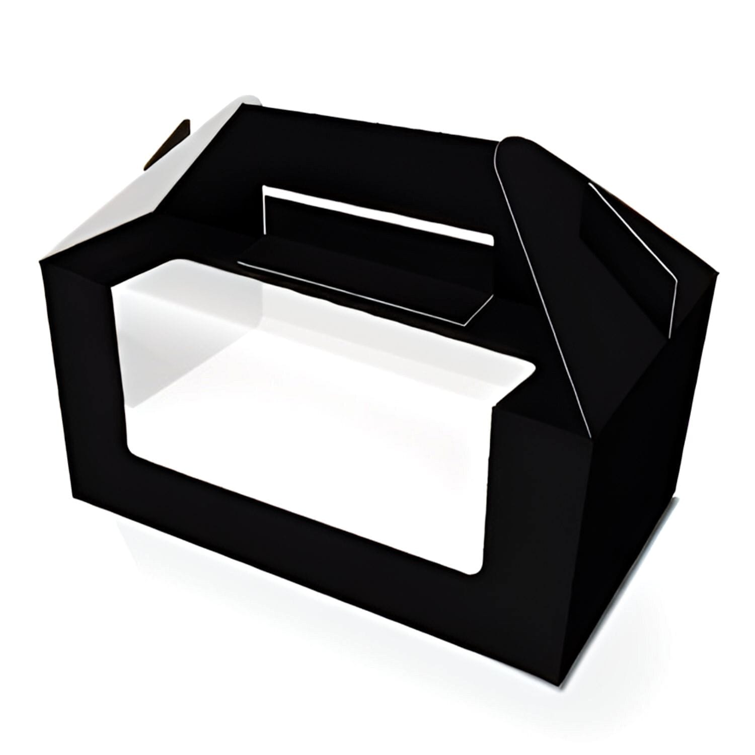 Caja Para Huevo De Pascua Negra Con Ventana - Imagen 2