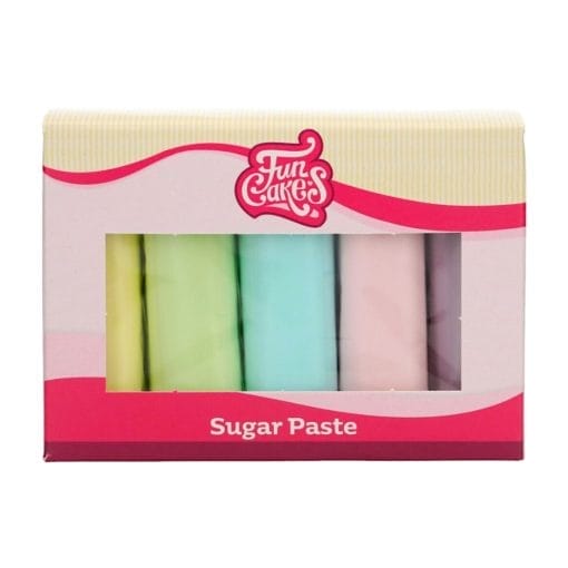 Multipack Fondant Funcakes - Tonos Pastel (5 X 100 G) - Imagen 3