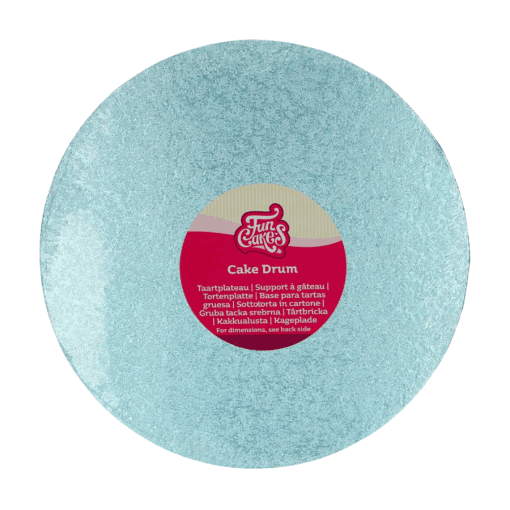 Cake Drum Redondo Azul Bebe (funcakes) - 25 Cm Ø