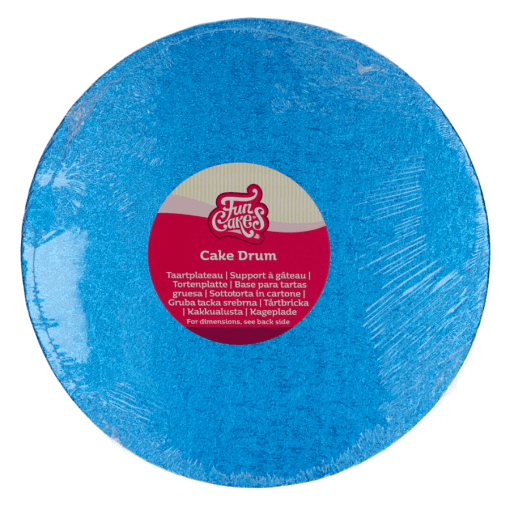 Cake Drum Redondo Azul (funcakes) - 30 Cm Ø