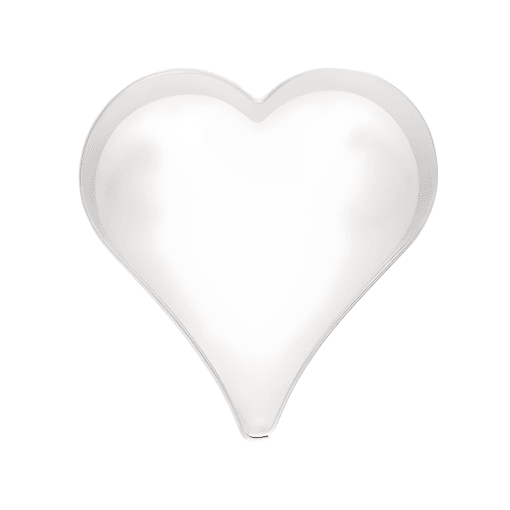 Cortador Metalico Para Galletas - Corazon (8 Cm)