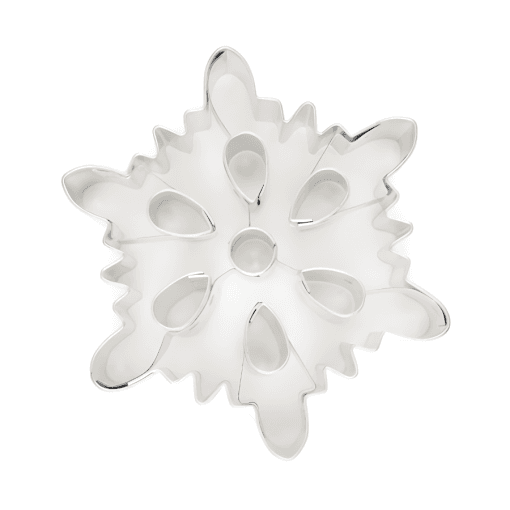 Cortador Metalico Para Galletas - Copo De Nieve (8 Cm)