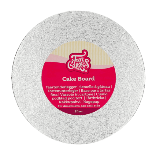 Base Redonda Plateada Funcakes - 17,5 Cm Ø