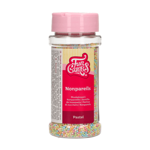 Perlas De Azucar (nonpareils) Funcakes - Colores Pastel 80 G - Imagen 2