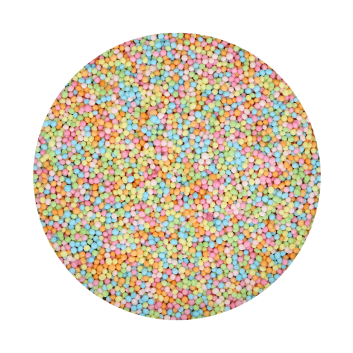 Perlas De Azucar (nonpareils) Funcakes - Colores Pastel 80 G