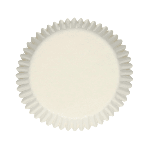 Capsulas Cupcakes Blancas (48 U) - Funcakes