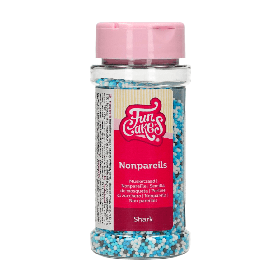 Perlas De Azucar (nonpareils) Funcakes - Mix Tiburon 80 G - Imagen 2