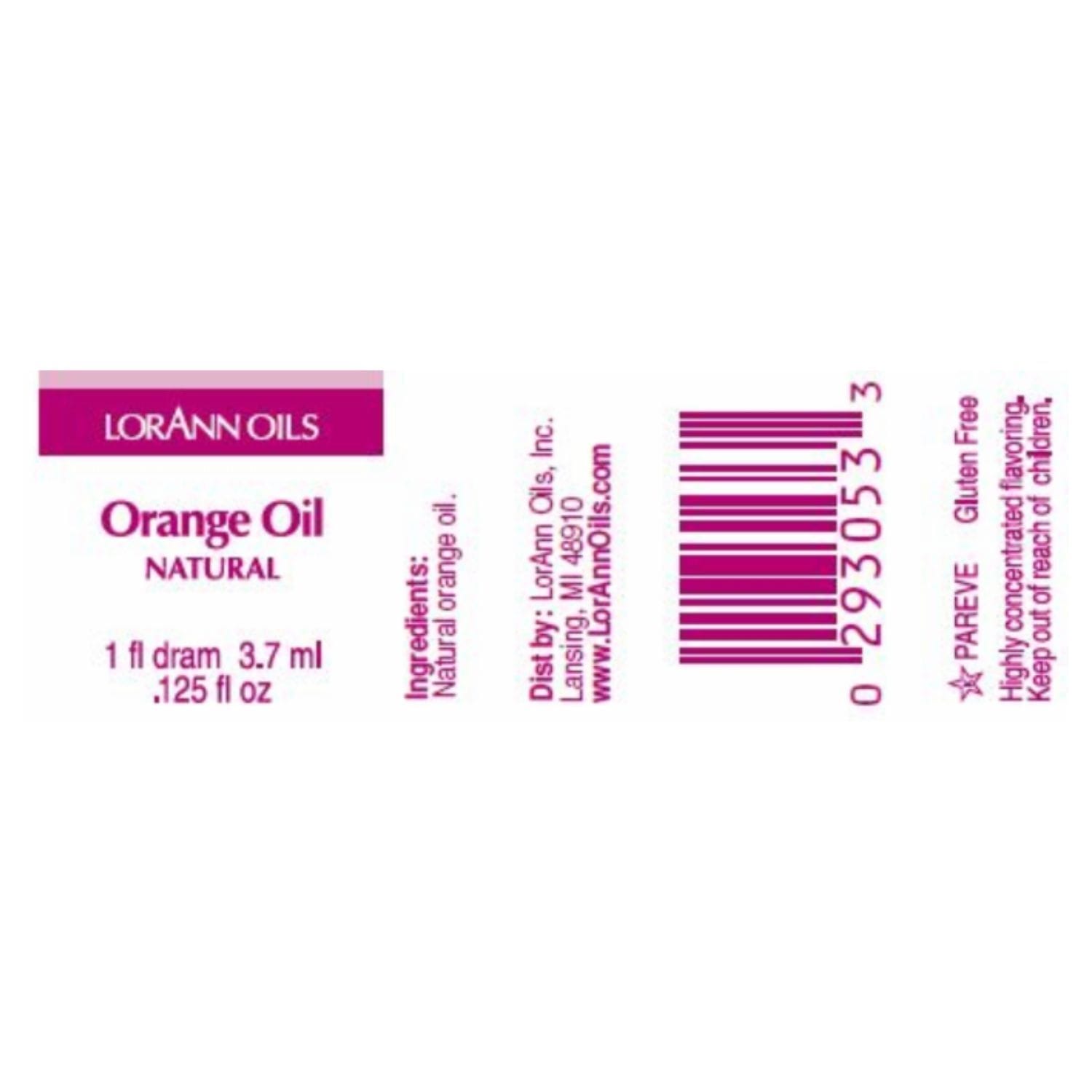Aceite Aromatico Lorann - Naranja / Orange (3,7 Ml) - Imagen 2