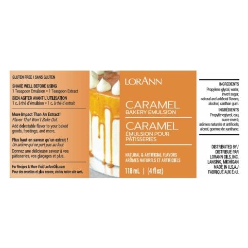 Emulsion De Panaderia Lorann - Caramelo / Caramel (118 Ml)