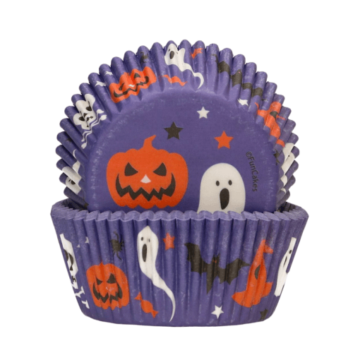 Capsulas Cupcakes Funcakes - Halloween (purpuras)