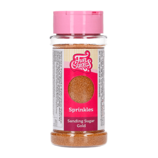 Azucar De Grano Fino "sanding Sugar" Funcakes - Oro (80 G) - Imagen 2