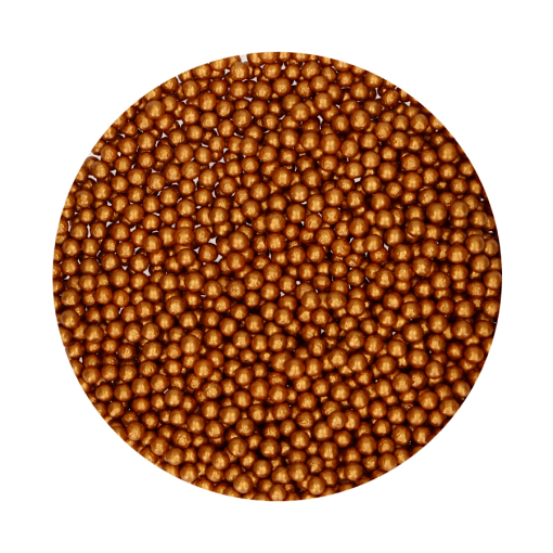 Perlas De Azucar Blandas PequeÑas Funcakes - Bronce / Oro (70 G)