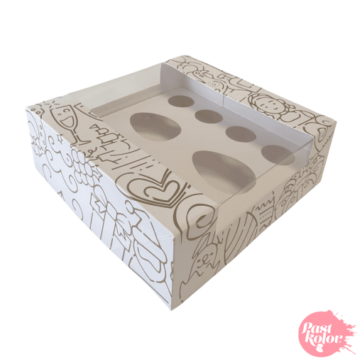 Caja Para Huevos De Pascua Y Bombones - 20 Cm