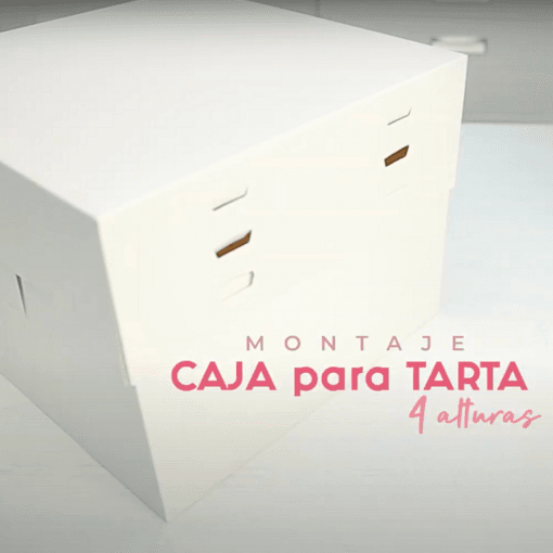 Caja Para Tarta 4 Alturas Ajustables - 61 X 35 Cm