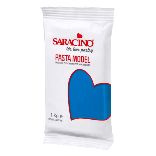 [p. Caduc.] Pasta De Modelar Saracino - Azul 1 Kg