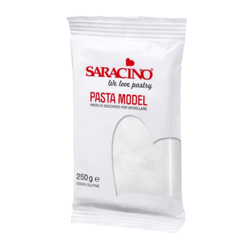 Pasta De Modelar Saracino - Blanca 250 G