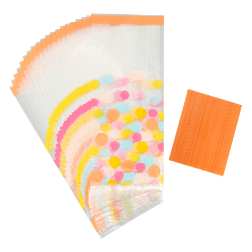 Bolsas Para Dulces Wilton - Lunares Colores (20 U) - Imagen 2