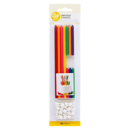 Velas CumpleaÑos Wilton - Colores (largas Y Cortas)