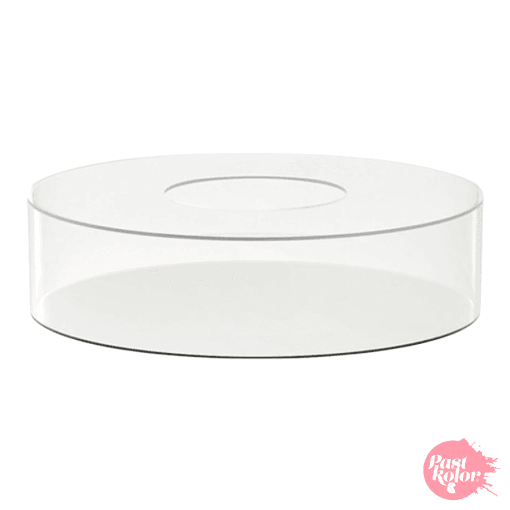 Soporte Redondo Transparente Para Tartas - Ø 25 Cm / H 10 Cm