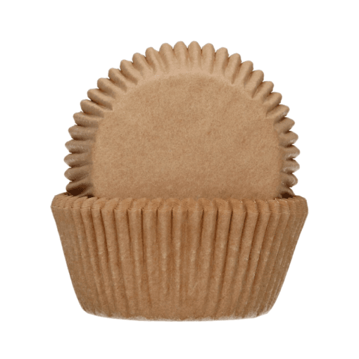 Capsulas Cupcakes Funcakes - Marron Kraft