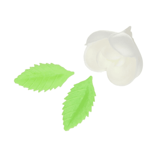 Flores De Papel De Oblea Funcakes - Tulipanes Y Hojas - Imagen 2