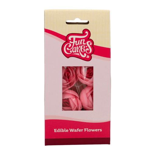 Flores De Papel De Oblea Funcakes - Rosas - Imagen 3