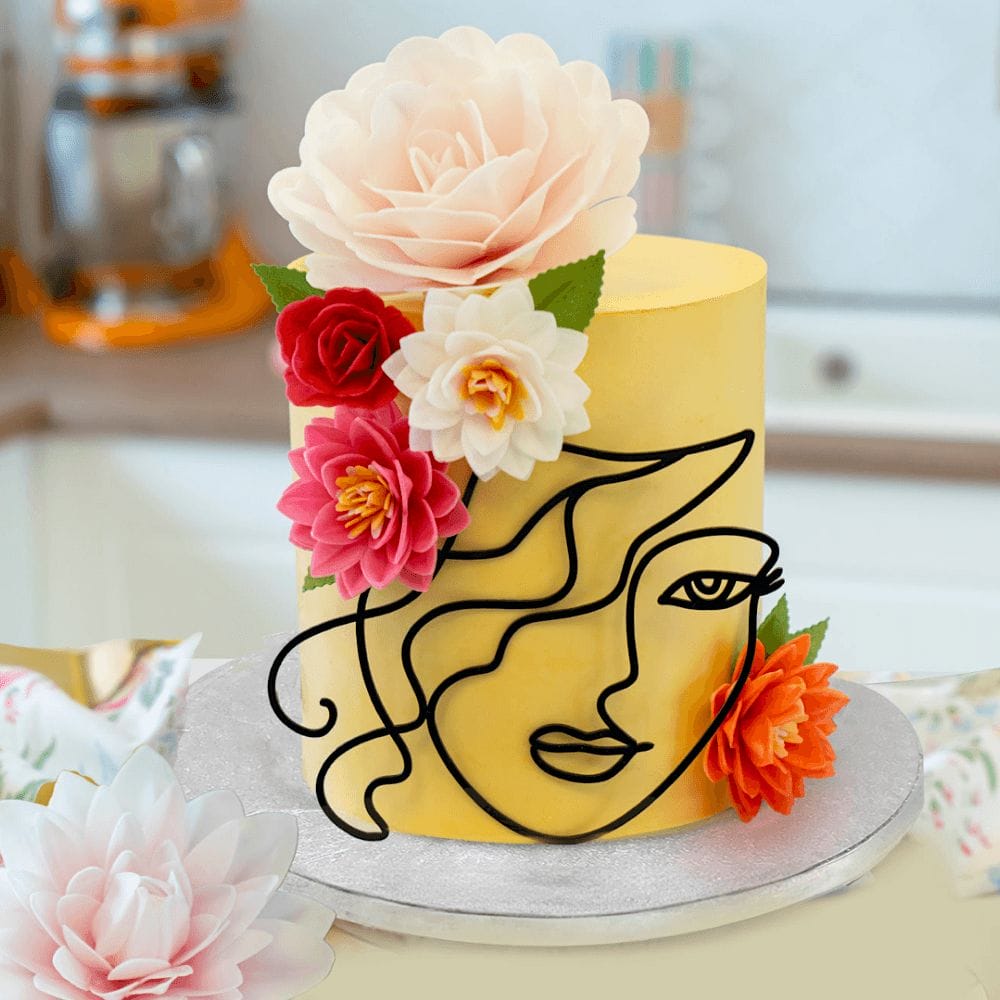 Flor De Oblea Gigante Dekora - Rosa - Imagen 4