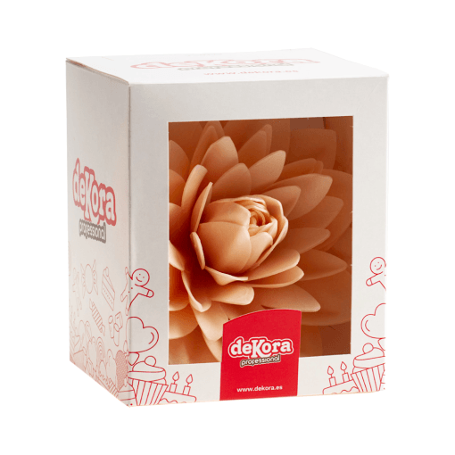 Flor De Oblea Gigante Dekora - Dalia (color Pastel) - Imagen 2