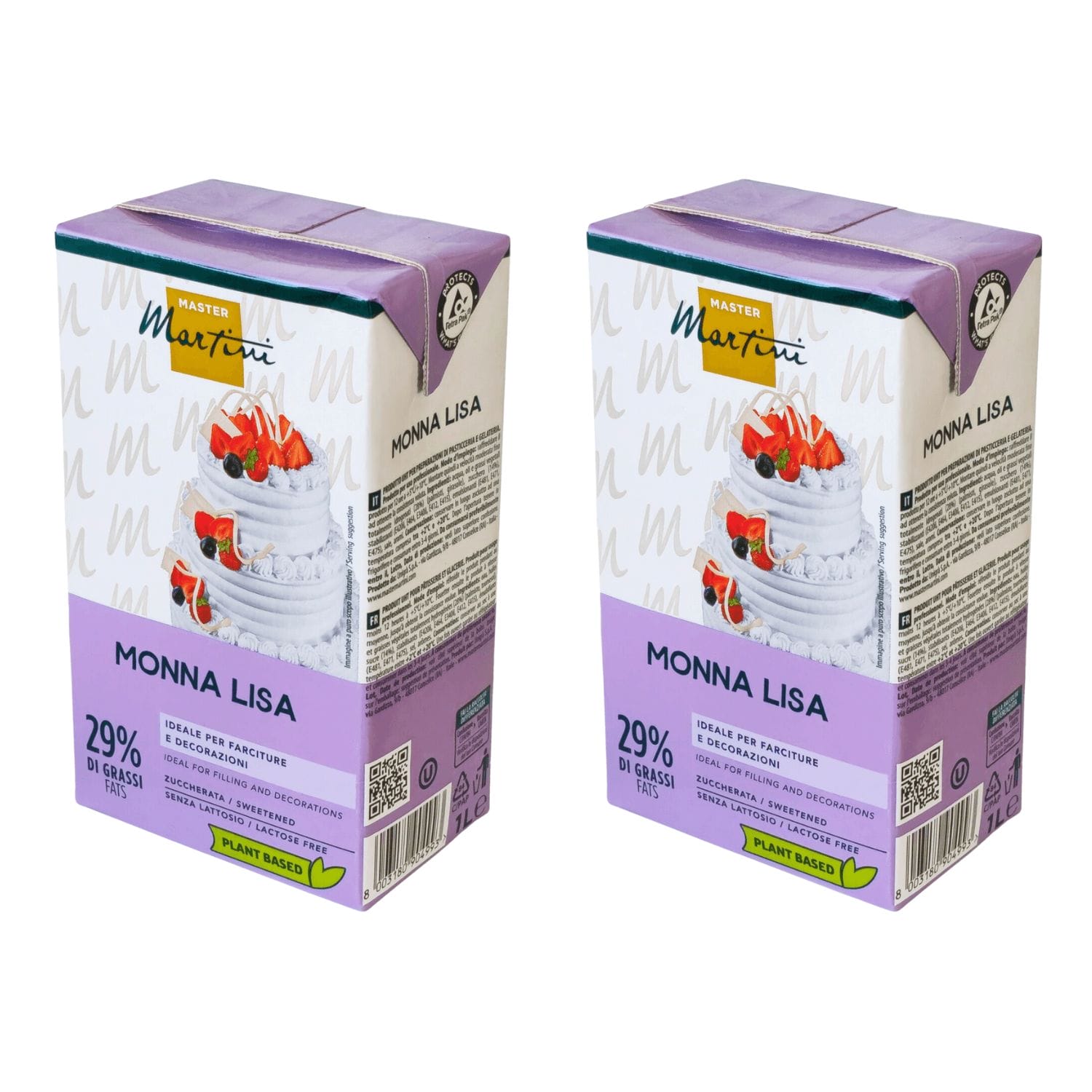 Nata Vegetal Monna Lisa Pro - 1 L (2 Unidades) - Imagen 2