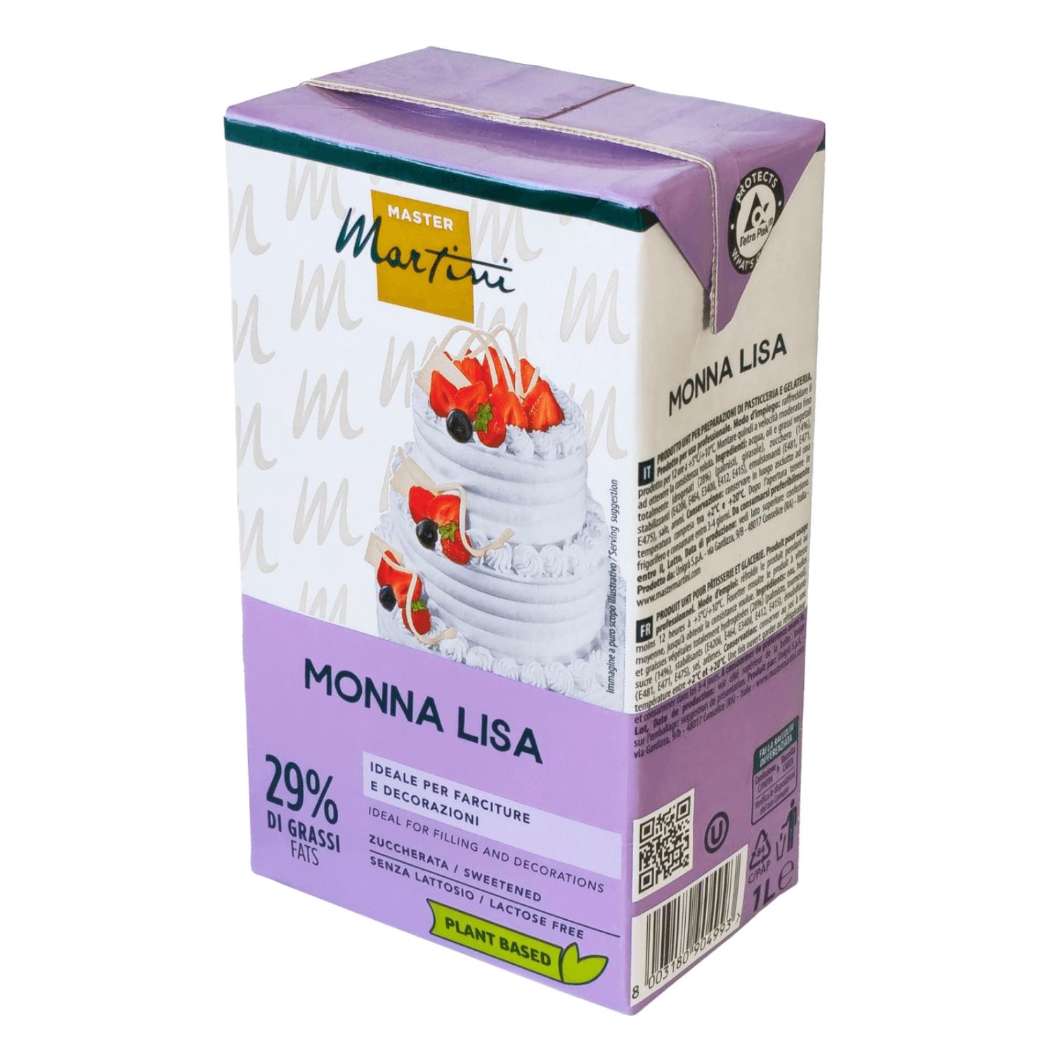 Nata Vegetal Monna Lisa Pro - 1 L (9 Unidades)