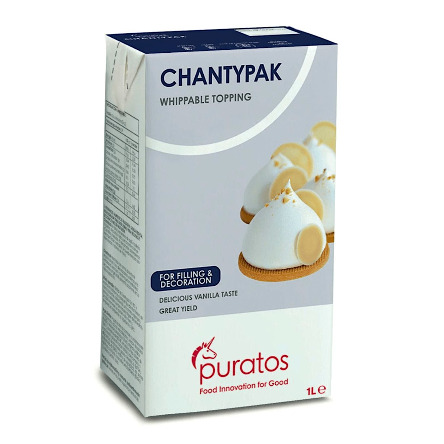 Nata Vegetal Chantypak 1 L - (9 Unidades)