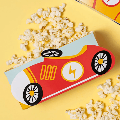 Cajas De Papel Para Snacks Partydeco - Coches - Imagen 2