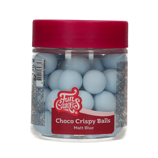 Bolas Crujientes De Chocolate Funcakes - Matt Blue (130 G)