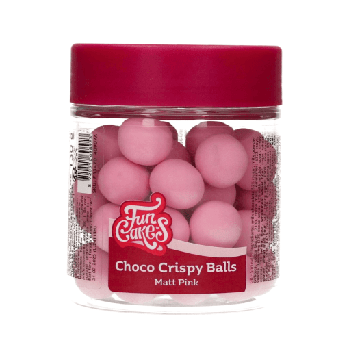 Bolas Crujientes De Chocolate Funcakes - Matt Pink (130 G)